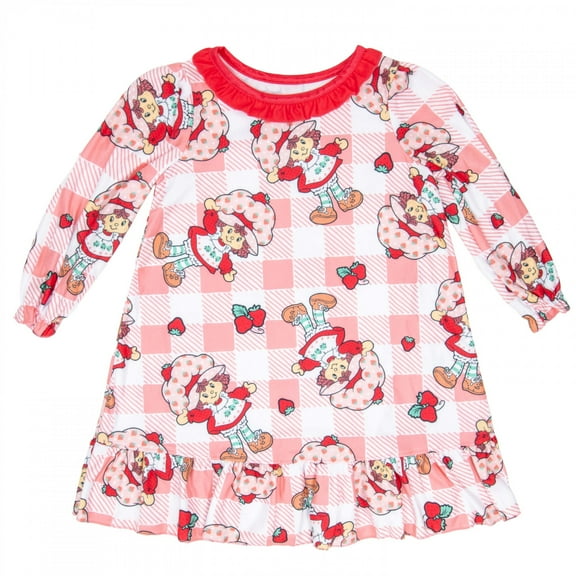 Strawberry Shortcake Toddler Night Gown Pajamas-Toddler 4T