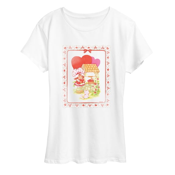 Strawberry Shortcake - Valentine Card Women's Short Sleeve Graphic T-Shirt