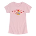 thumbnail image 1 of Strawberry Shortcake - Valentine Hearts Fitted Short Sleeve Graphic T-Shirt, 1 of 5