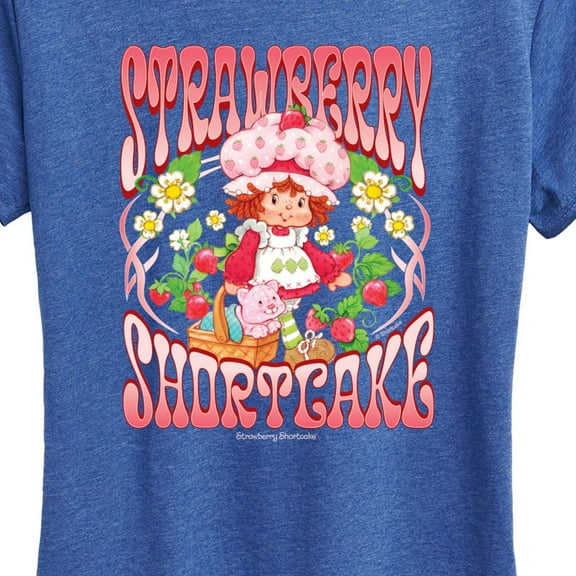 Strawberry Shortcake - Vintage Art Nouveau - Women'S Short Sleeve Graphic T-Shirt