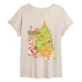 thumbnail image 1 of Strawberry Shortcake - Vintage Christmas Tree - Juniors Oversized Graphic T-Shirt, 1 of 5