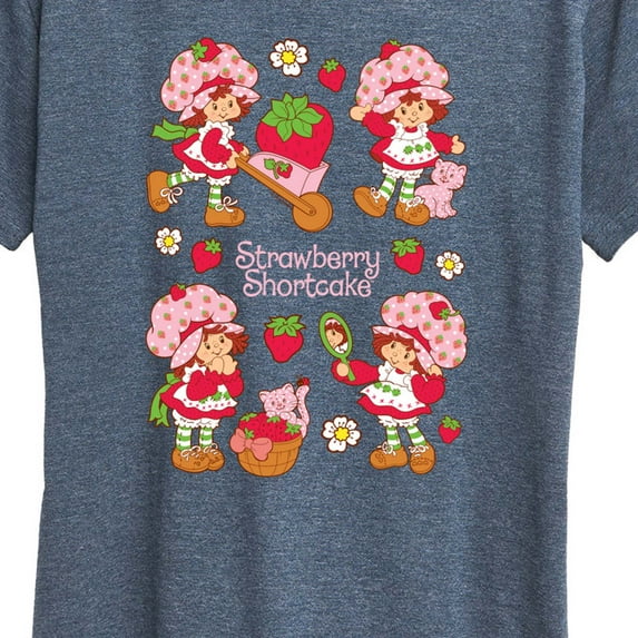 Strawberry Shortcake - Vintage Grid - Women'S Short Sleeve Graphic T-Shirt