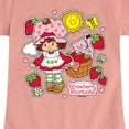 thumbnail image 1 of Strawberry Shortcake - Vintage Stickers Style - Toddler And Youth Girls Fitted Short Sleeve Graphic T-Shirt, 1 of 4