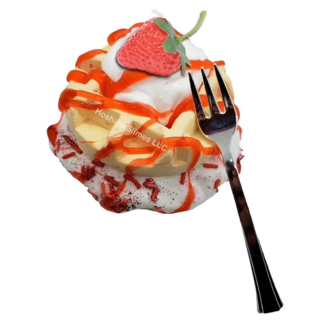 Strawberry Shortcake Waffles DIY Slime Kit