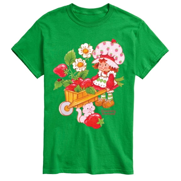 Strawberry Shortcake - Wheelbarrow And Custard - Men's Short Sleeve Graphic T-Shirt