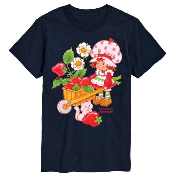 Strawberry Shortcake - Wheelbarrow And Custard - Men's Short Sleeve Graphic T-Shirt