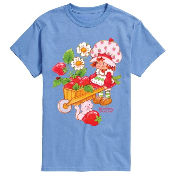 Strawberry Shortcake - Wheelbarrow And Custard - Men's Short Sleeve Graphic T-Shirt