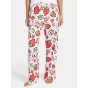 Strawberry Shortcake Women's and Women's Plus Sleep Pants with Pockets, 32" Inseam, Sizes XS-3X