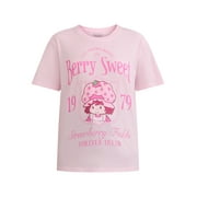 Strawberry Shortcake Women's Graphic Tee with Short Sleeves, Sizes XXS-XXL
