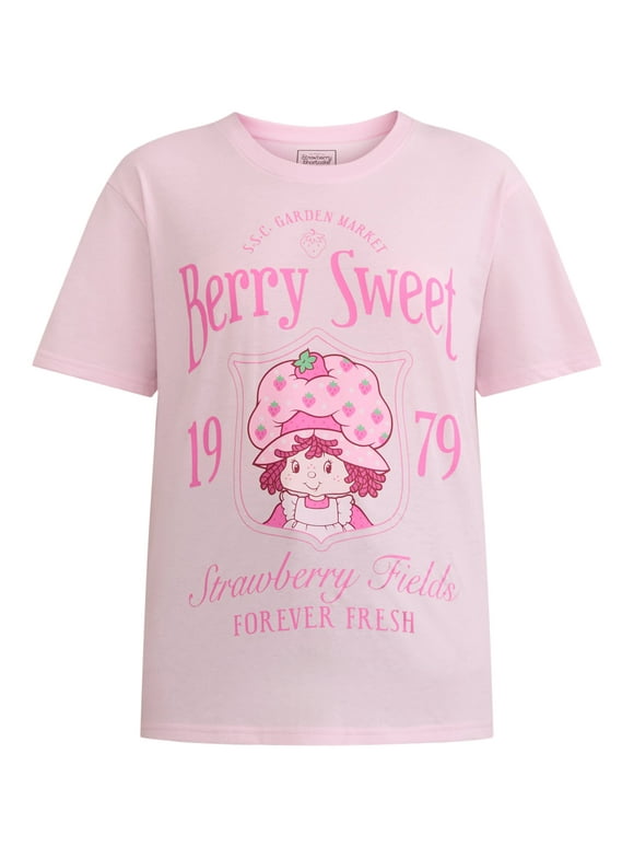 Women's Graphic Tee with Short Sleeves, Sizes XXS-XXL