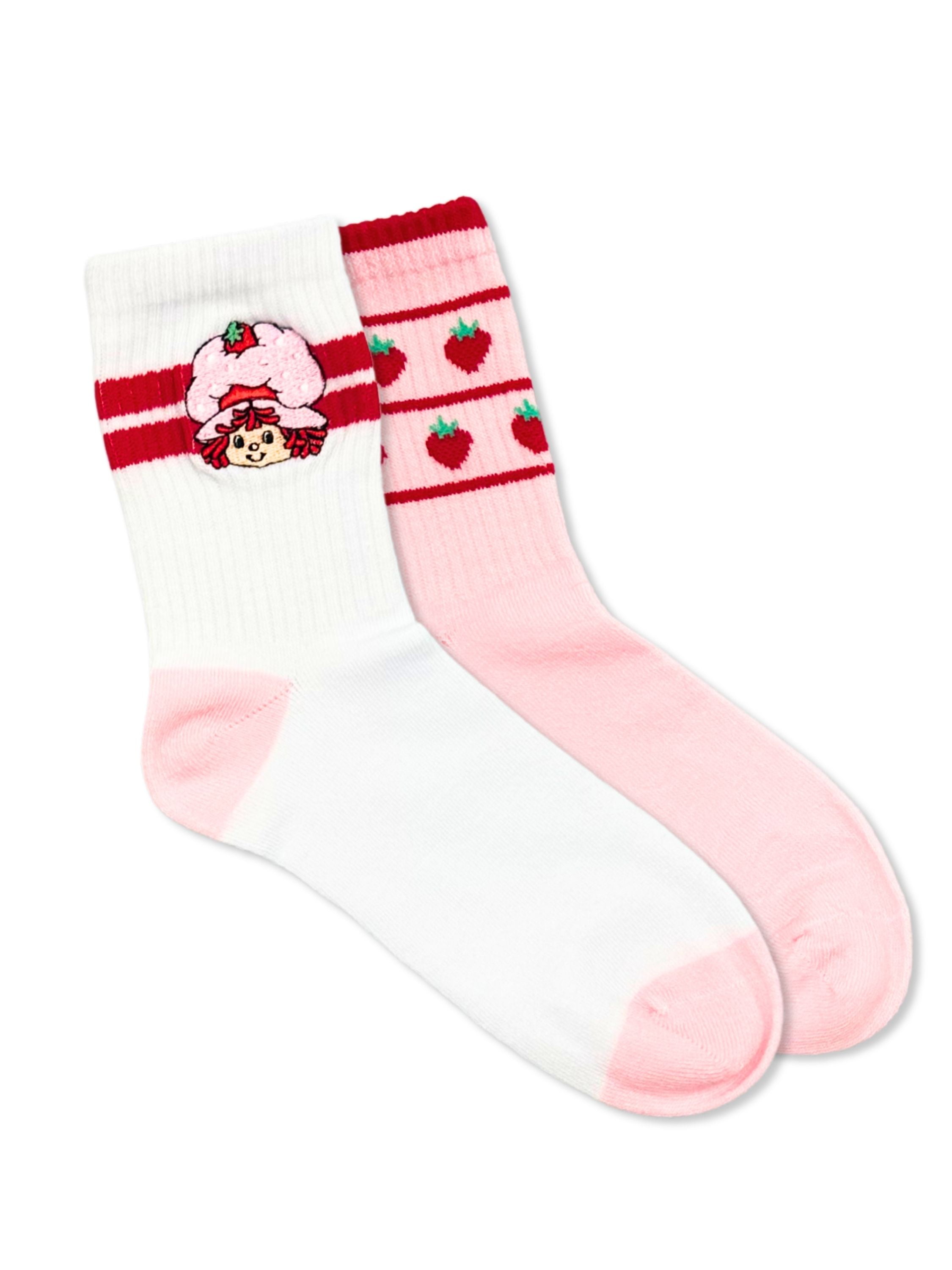 Strawberry Shortcake Women's Mid-Crew Socks, 2-Pack, Size 4-10