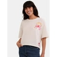 thumbnail image 1 of Strawberry Shortcake x Care Bears Women's Graphic Tee with Short Sleeves, Sizes XXS-XXL, 1 of 5