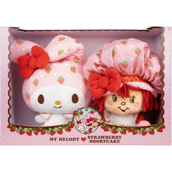 Strawberry Shortcake x My Melody Strawberry Shortcake & My Melody Plush 2-Pack