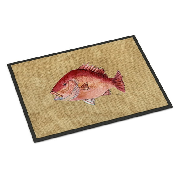 Strawberry Snapper Door Mat