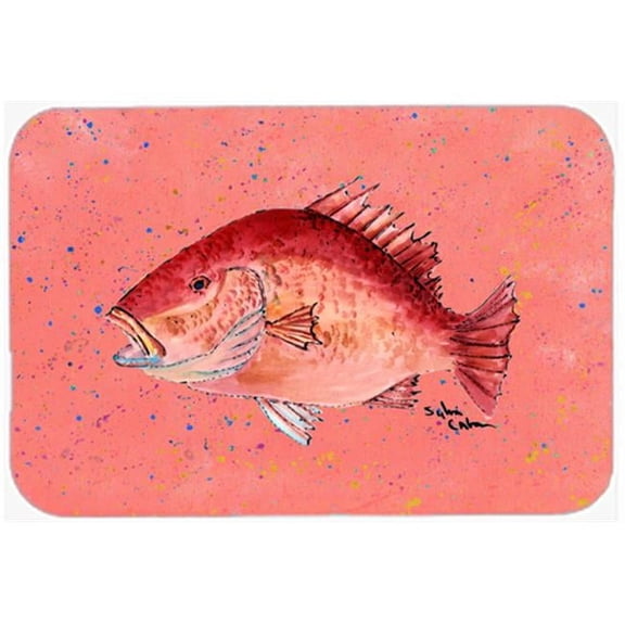 Strawberry Snapper Glass Cutting Board Large Size