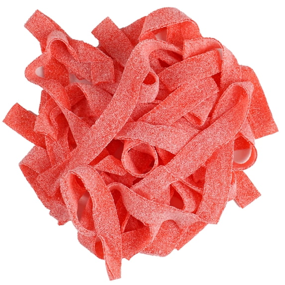 Strawberry Sour Belts, 42.3 Oz. Tub, Bulk Candy Bag, The Hampton Popcorn & Candy Company