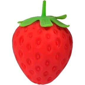 Strawberry Squishy Toys, Giant Fruit Squeeze Stress Balls, Fun Gag Gift & Party Favours