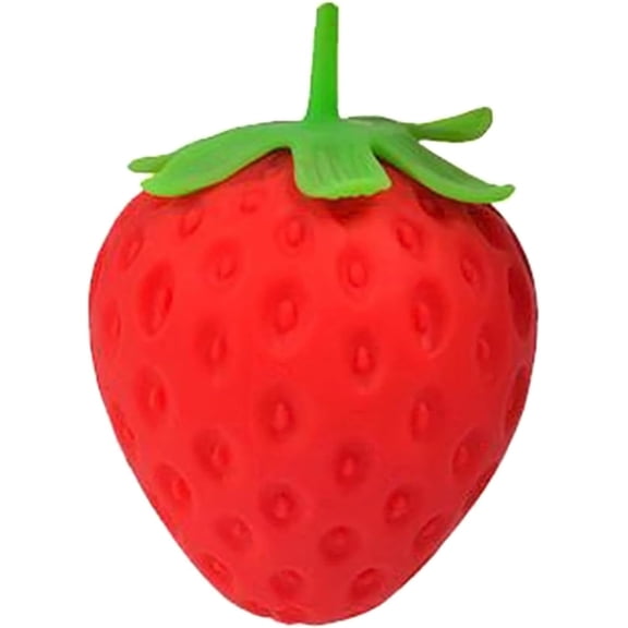 Strawberry Squishy Toys, Giant Fruit Squeeze Stress Balls, Fun Gag Gift & Party Favours