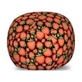 thumbnail image 1 of Strawberry Storage Toy Bag Chair, Tropical Fruit Pattern with Vivid Ripe Berries Healthy Summer Fresh Food, Stuffed Animal Organizer Washable Bag, Small Size, Multicolor, by Ambesonne, 1 of 3