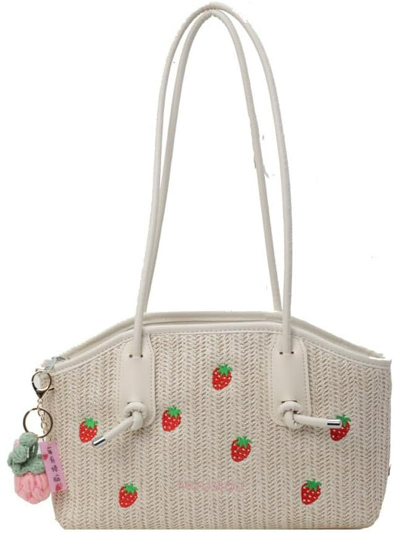 Straw Beach Walmart Straw Bag Strawberry Straw Beach Bag Large