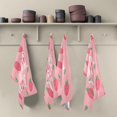thumbnail image 1 of Strawberry Summer Time Tea Towels Set of 6 Cartoon Kitchen Dish Cloth with Hanging Loop, 18"x28"Lint-Free Absorbent Towel for Kitchen Drying Wiping and Cleaning, 1 of 5
