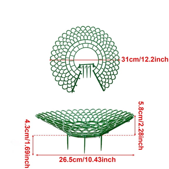 Strawberry Support,10.4inch Strawberry Plant Stand, Fruit Protector Rack, Garden Plant Support Cage, Keep Fruit Off Ground, Reusable Strawberry Growing Rack for Potted Plants and Vegetable Patch