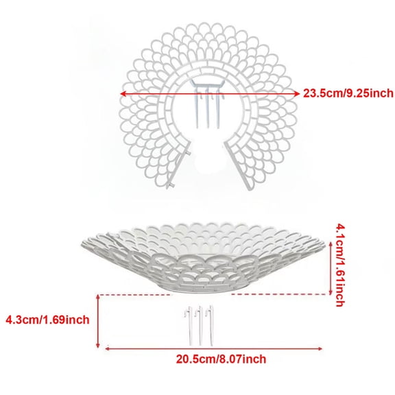 Strawberry Support,8inch Strawberry Plant Stand, Fruit Protector Rack, Garden Plant Support Cage, Keep Fruit Off Ground, Reusable Strawberry Growing Rack for Potted Plants and Vegetable Patch