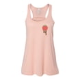 thumbnail image 1 of "Strawberry Tank Top, Chocolate Strawberry, Racerback, Soft Bella Canvas, Strawberry Shirt, Gift For Her, Muscle Tank, Strawberry Lover, Gym, Peach, EXTRA SMALL", 1 of 1