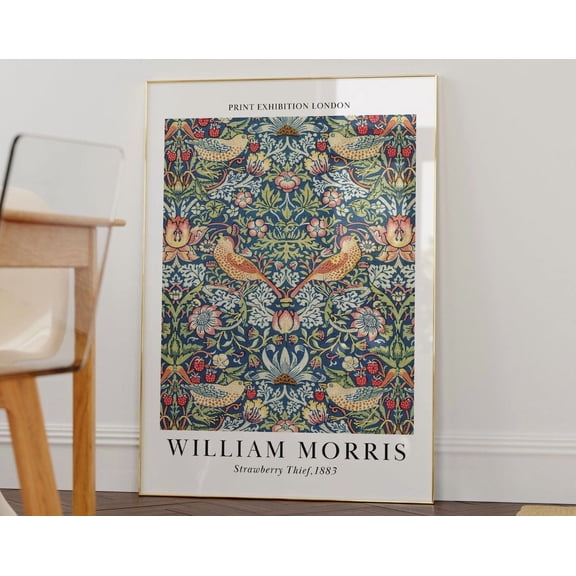 Strawberry Thief William Morris Print William Morris Print William Morris Poster Vintage Wall Art Vintage Poster Wall Art Modern Wall Decor