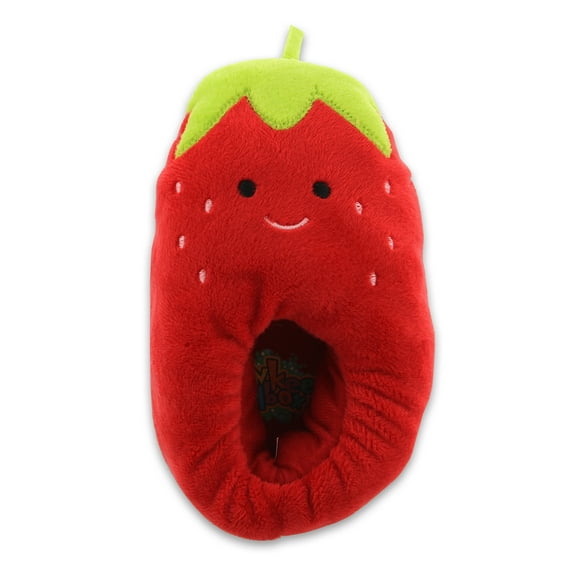 Strawberry Toddler Kids Ultra Soft Plush Mooshy Stuffed Novelty Slippers YTBF05
