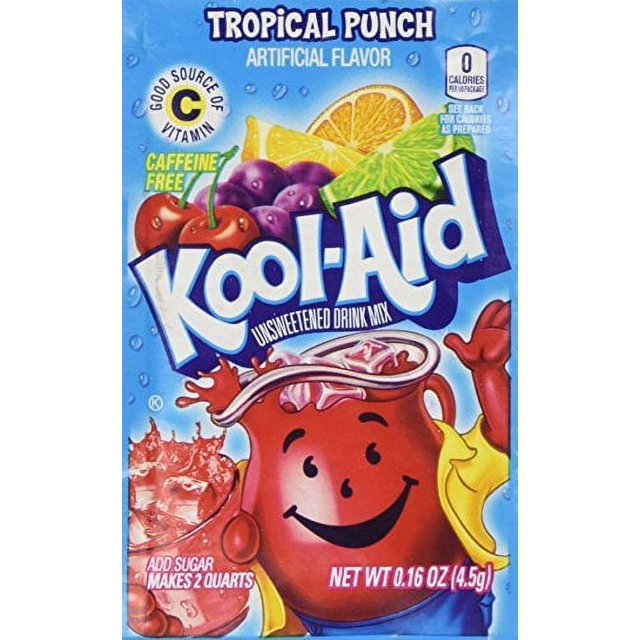 Strawberry Unsweetened Soft Drink Mix, 0.14Ounce Envelopes (Pack of 48