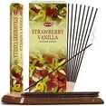 thumbnail image 1 of Strawberry Vanilla Incense Sticks And Incense Stick Holder Bundle Insence Insense Hem Incense Sticks, 1 of 5