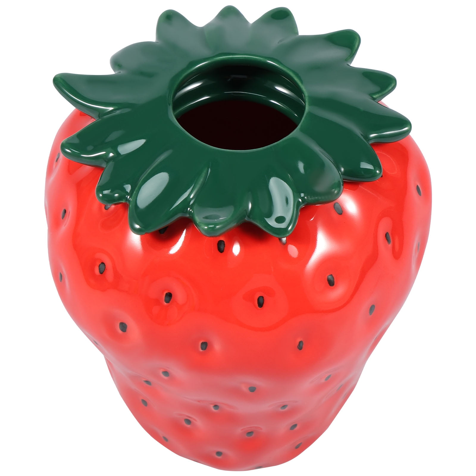Strawberry Vase Strawberry Ceramic Flower Vase Cute Strawberry
