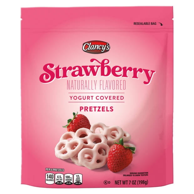Strawberry Yogurt Covered Pretzels, 7 oz