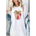 thumbnail image 1 of Strawberry with Leopard Bow Graphic Plus Tee, 1 of 11