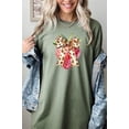 thumbnail image 1 of Strawberry with Leopard Bow Graphic Plus Tee, 1 of 10