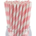 thumbnail image 1 of Straws Disposable Paper Straws for Drinking, Paper Straws for Craft, Cake Pops for Birthday, Anniversary, Wedding, Holidays(0.24" x 7.75"), 1 of 13