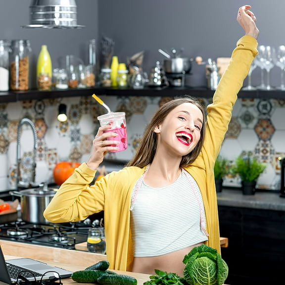 CIMAXIC Silicone Straw Replacement Tip Red 8Pcs