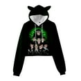 thumbnail image 1 of Stray Cat Ears Hoodie Autumn Winter Kpop Sports Women's Hooded  Kids Pullover, 1 of 4