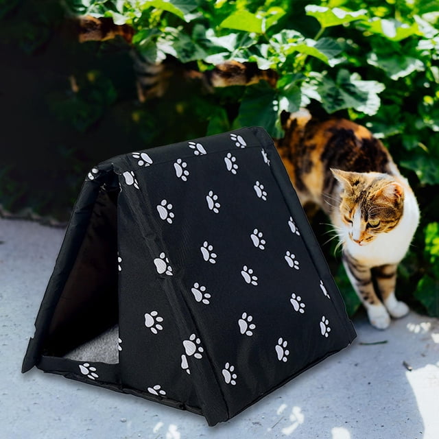 Stray Cats Shelter Waterproof Sleeping Tent Winter Warm Anti Slip Small Dog Kennel Pet Cat Beds