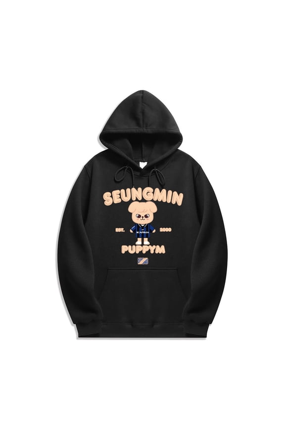 Stray Hoodie Sweatshirts Men Women Unisex Pullover Hooded SKZ Cartoon Print Long Sleeve Hoodies