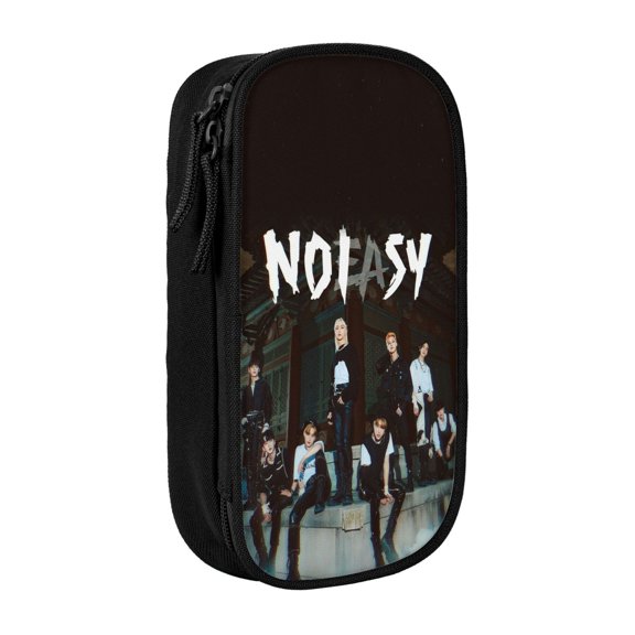 Stray Ki-ds Large Pencil Case, Durable Pencil Pouch with Big Capacity, Minimalist Portable Stationery Bag, Aesthetic Zipper Pencil Box