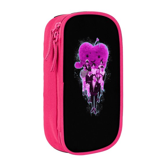 Stray Ki-ds Large Pencil Case, Durable Pencil Pouch with Big Capacity, Minimalist Portable Stationery Bag, Aesthetic Zipper Pencil Box