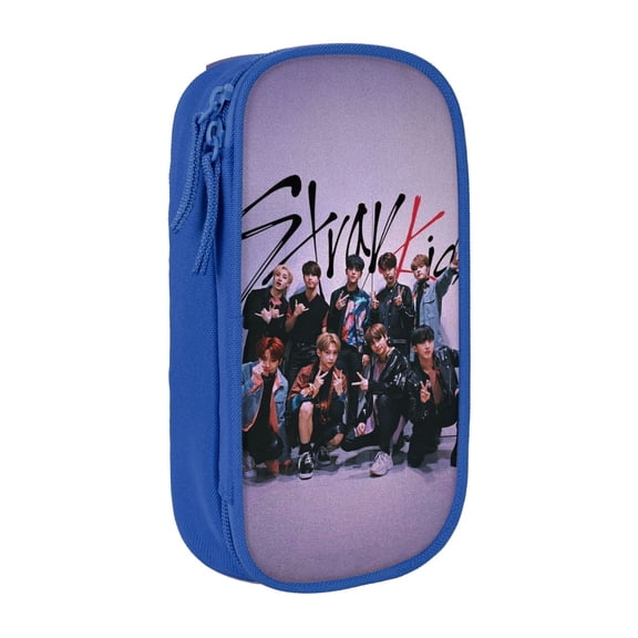 Stray Ki-ds Large Pencil Case, Durable Pencil Pouch with Big Capacity, Minimalist Portable Stationery Bag, Aesthetic Zipper Pencil Box