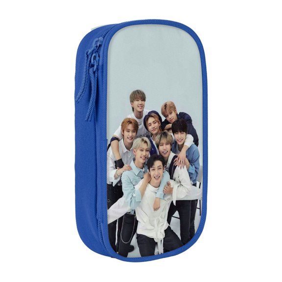 Stray Ki-ds Large Pencil Case, Durable Pencil Pouch with Big Capacity, Minimalist Portable Stationery Bag, Aesthetic Zipper Pencil Box