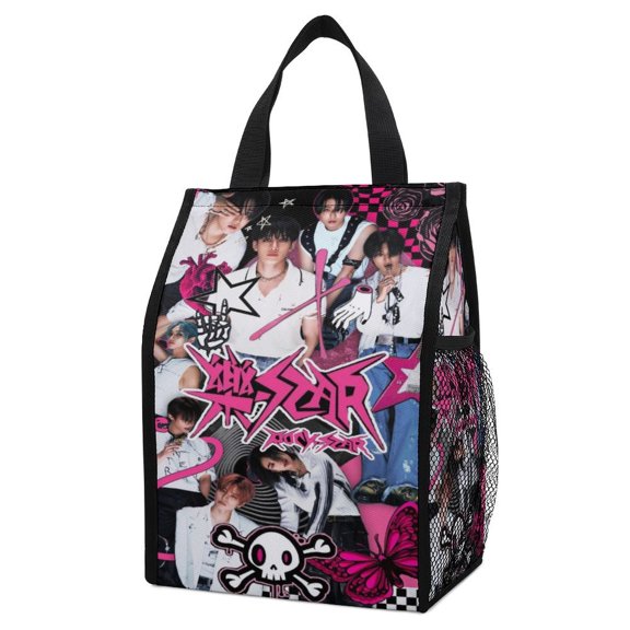 Stray Ki-ds Lunch Bag, Insulated Lunch Box Large Capacity Reusable Insulated Cooler Lunch Totes Bag for Work Office Camping Travel Picnic