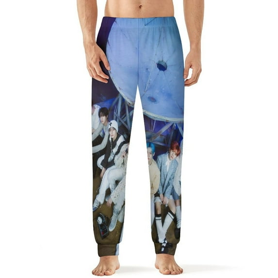 Stray Ki-ds Men's Lightweight Pajama Pants Soft Lounge Sleep Joggers Sleepwear Bottom Pants