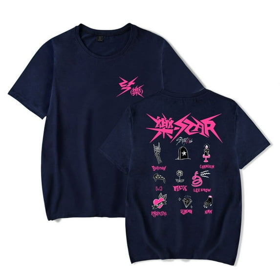 Stray Kids 5-Star Album T-Shirt Cosplay Tee Merch Summer For Women/Men Crewneck Short Sleeve Tshirt