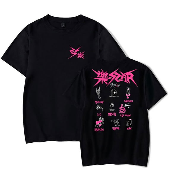 Stray Kids 5-Star Album T-Shirt Cosplay Tee Merch Summer For Women/Men Crewneck Short Sleeve Tshirt