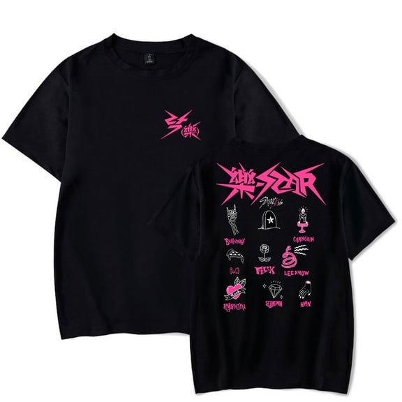 Stray Kids 5-Star Album T-Shirt Cosplay Tee Merch Summer For Women/Men Crewneck Short Sleeve Tshirt